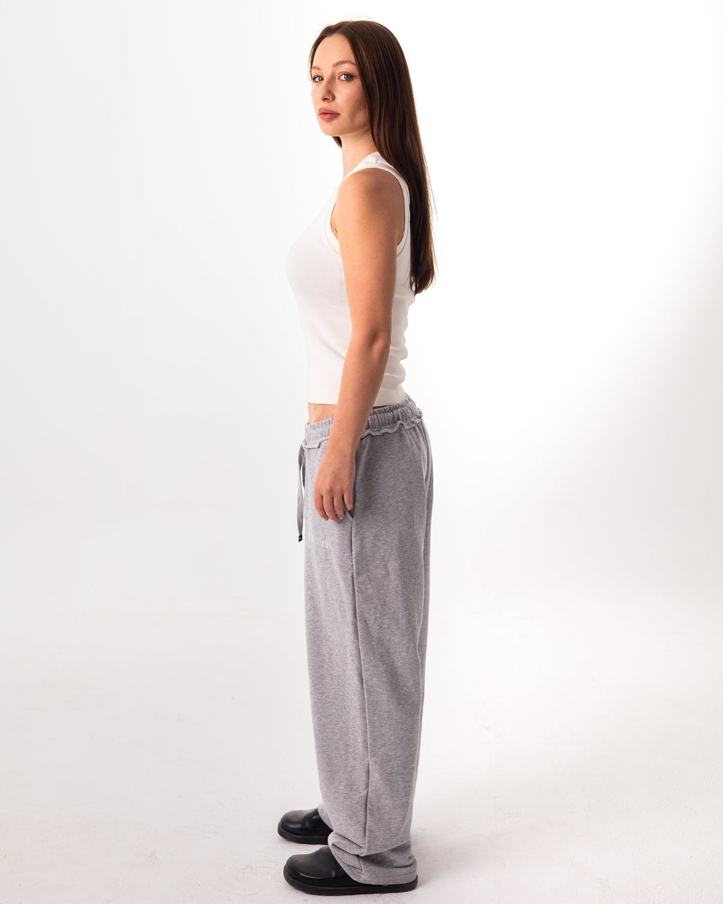 SWEATPANTS "PROPAGANDA" - LIGHT GREY