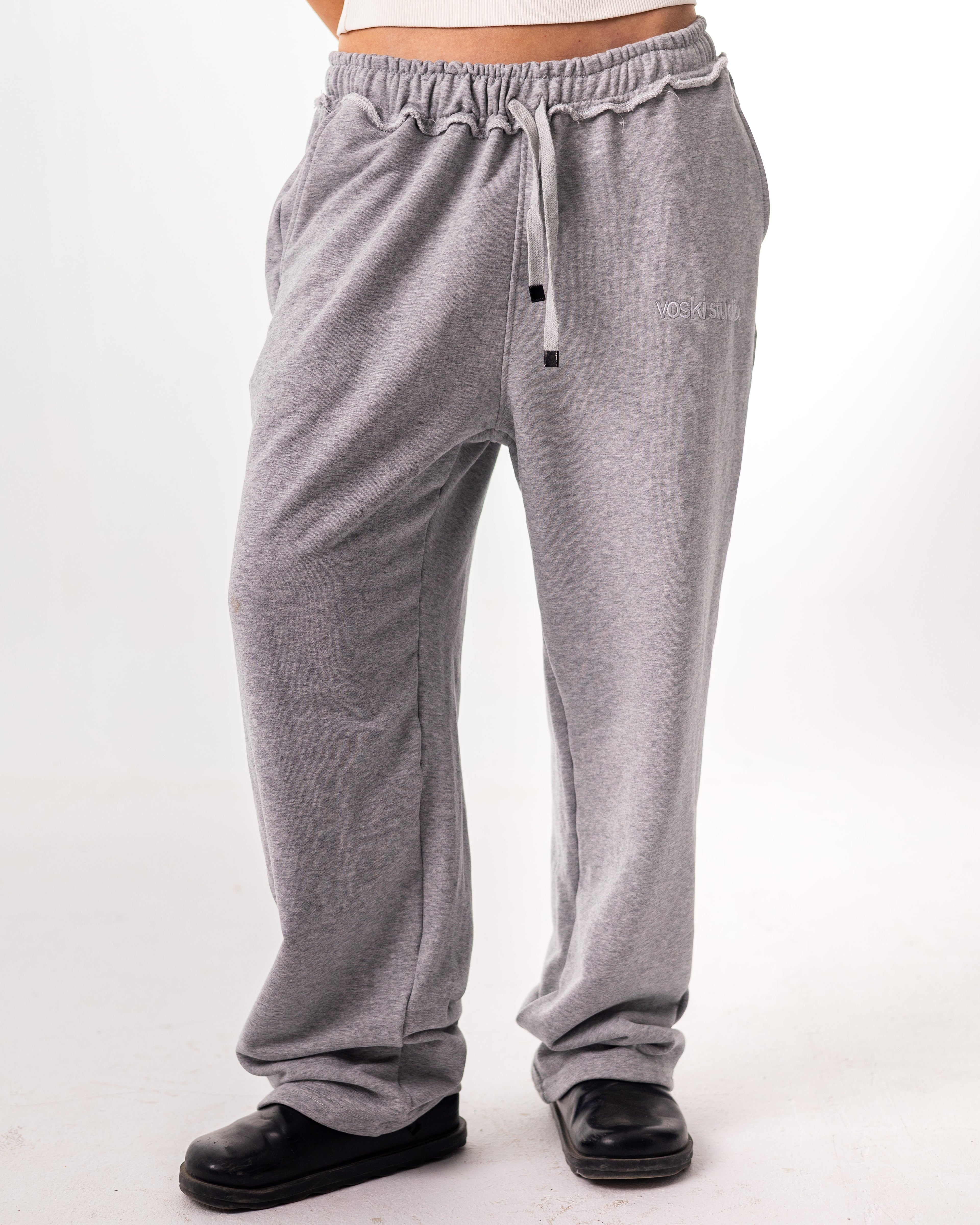 SWEATPANTS "PROPAGANDA" - LIGHT GREY