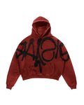 Chaos Hoodie - Burgundy