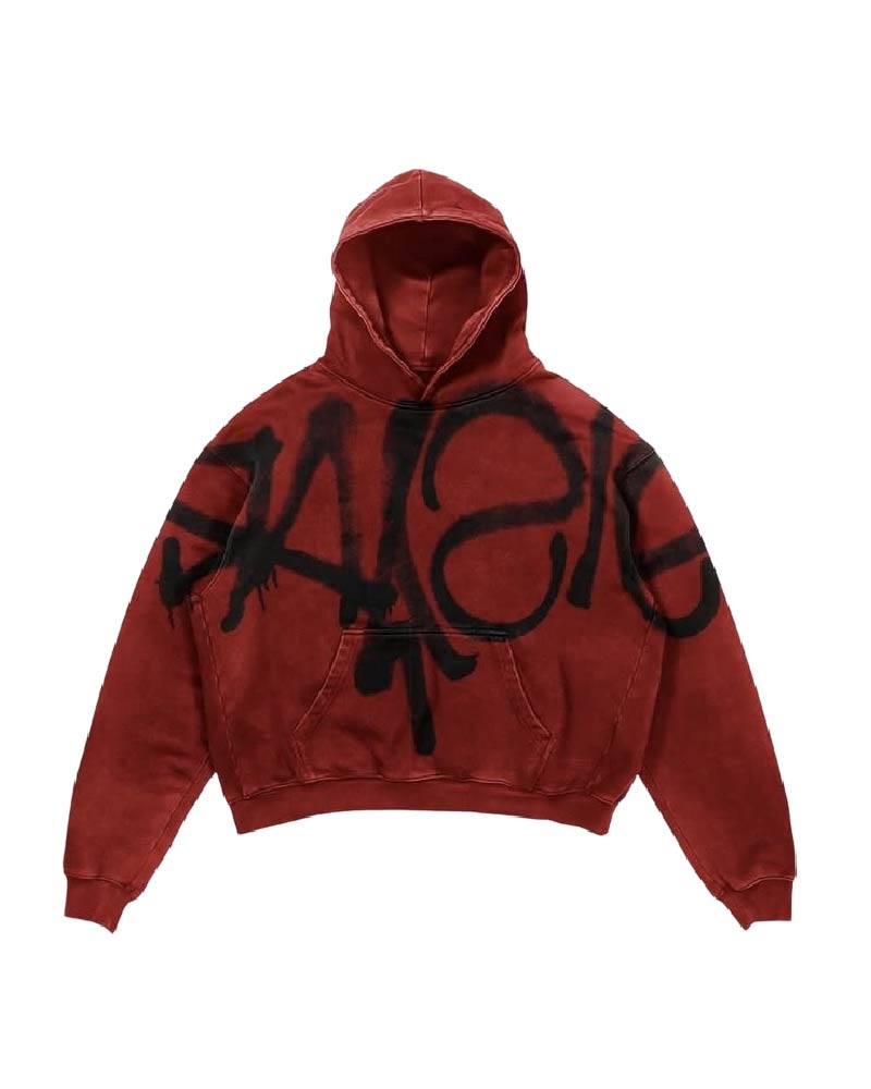 Chaos Hoodie - Burgundy